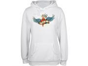 Mother s Day I Love My Tattoo Mom White Juniors Soft Hoodie