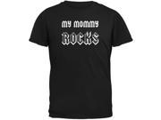 Mother s Day My Mommy Rocks Black Youth T Shirt