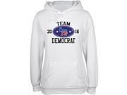 Election Team Democrat 2016 White Juniors Soft Hoodie