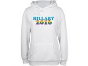 Election 2016 Hillary Gay Pride White Juniors Soft Hoodie
