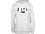 Graduation Bulldogs Class of 2015 White Juniors Soft Hoodie