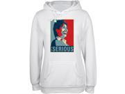 Election 2016 Hillary Clinton Why Serious White Juniors Soft Hoodie