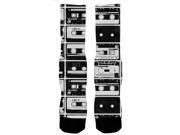 Cassette Tape All Over Crew Socks