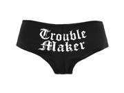 Trouble Maker Black Women s Booty Shorts