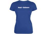 Nepal is Greater Than Baltimore Royal Juniors Soft T Shirt
