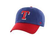 Texas Rangers Logo Clean Up Royal Adjustable Baseball Cap