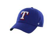 Texas Rangers Logo Franchise Royal Fitted Baseball Cap