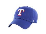 Texas Rangers Logo Clean Up Adjustable Baseball Cap