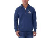 Los Angeles Dodgers Cross Check 1 4 Zip Pullover Sweater