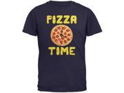 Pizza Time Clock Navy Youth T Shirt