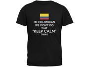 Don t Do Calm Colombian Black Youth T Shirt