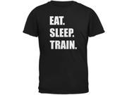 Eat Sleep Train Black Youth T Shirt