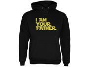 Fathers Day I Am Your Father Black Adult Hoodie