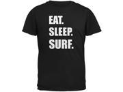 Eat Sleep Surf Black Youth T Shirt