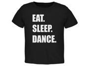 Eat Sleep Dance Black Toddler T Shirt