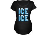 Ice Ice Baby Black Maternity Soft T Shirt