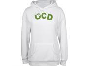 OCD Funny White Juniors Soft Hoodie