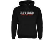 I m Retired Leave Me Alone Black Adult Hoodie