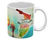 Rediscover Central Florida White All Over Coffee Mug