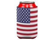 4th of July American Flag All Over Can Cooler