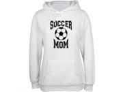 Soccer Mom White Juniors Soft Hoodie