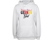 Everyone Loves A German Girl White Juniors Soft Hoodie