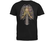 Steampunk Mechanical Skeleton Costume Black Youth T Shirt