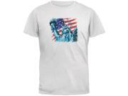 4th of July Statue of Liberty White Youth T Shirt