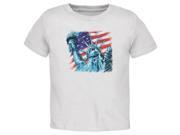 4th of July Statue of Liberty White Toddler T Shirt