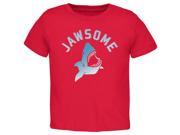 Jawsome Red Toddler T Shirt
