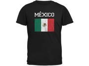 World Cup Distressed Flag Mexico Black Youth T Shirt