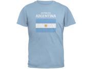 World Cup Distressed Flag Republica Argentina Light Blue Youth T Shirt