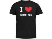 I Heart Gaming 8 Bit Black Youth T Shirt