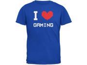 I Heart Gaming 8 Bit Royal Youth T Shirt