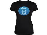 Idol Winner Good Luck Nick Black Juniors Soft T Shirt