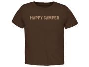 Happy Camper Brown Toddler T Shirt