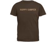 Happy Camper Brown Youth T Shirt