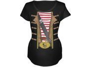 Pirate Costume Black Maternity Soft T Shirt