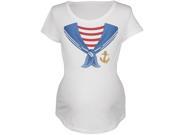 Sailor Costume White Maternity Soft T Shirt