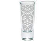 Tiki Face 3 Etched Shot Glass Shooter