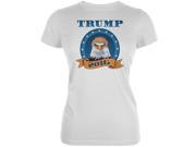 Election 2016 Donald Trump Bald Eagle toupee White Juniors Soft T Shirt