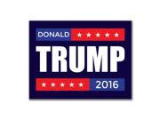 Election 2016 Donald Trump Stacked 3x4in. Rectangular Decal