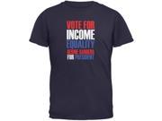Bernie Sanders Income Equality 2016 Navy Youth T Shirt