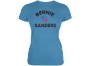 Election 2016 Bernie Donkey Varsity Aqua Juniors Soft T Shirt