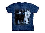 Black White Wolves T Shirt