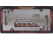 Basketball Plastic License Plate Frame Free Screw Caps with this Frame