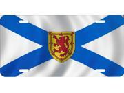Nova Scotia Flag Airbrush License Plate