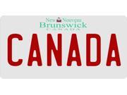 Canada New Brunswick Photo License Plate Free Personalization on this Plate