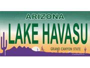 Arizona LAKE HAVASU Photo License Plate Free Personalization on this Plate