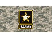 Army Digital Camo Photo License Plate